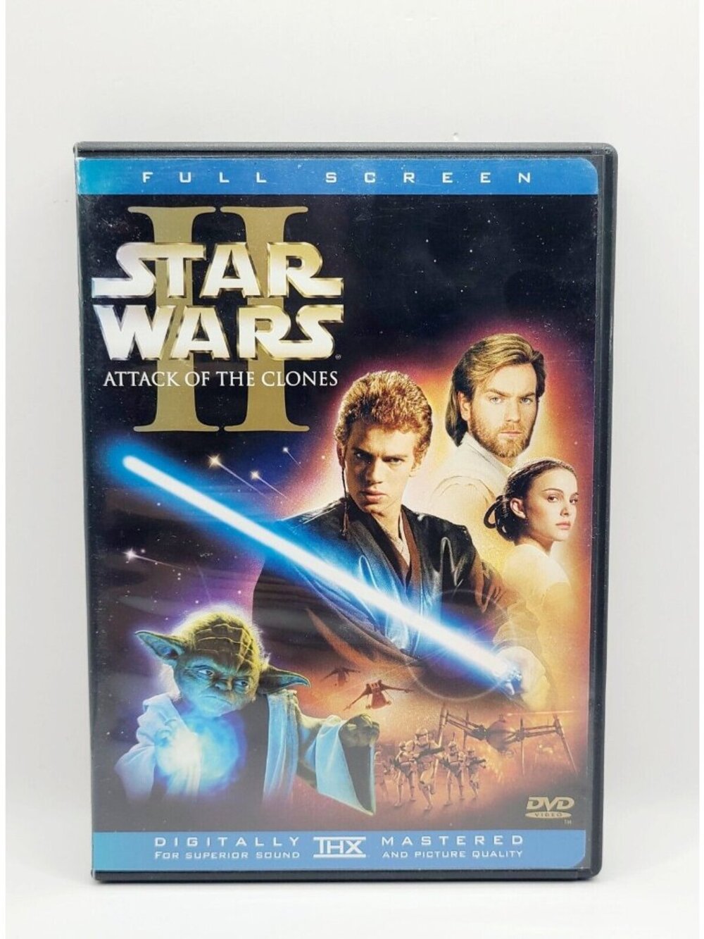 Star Wars Episode II 2 - Attack Of The Clones FULL SCREEN 2 Disc Set DVD Used